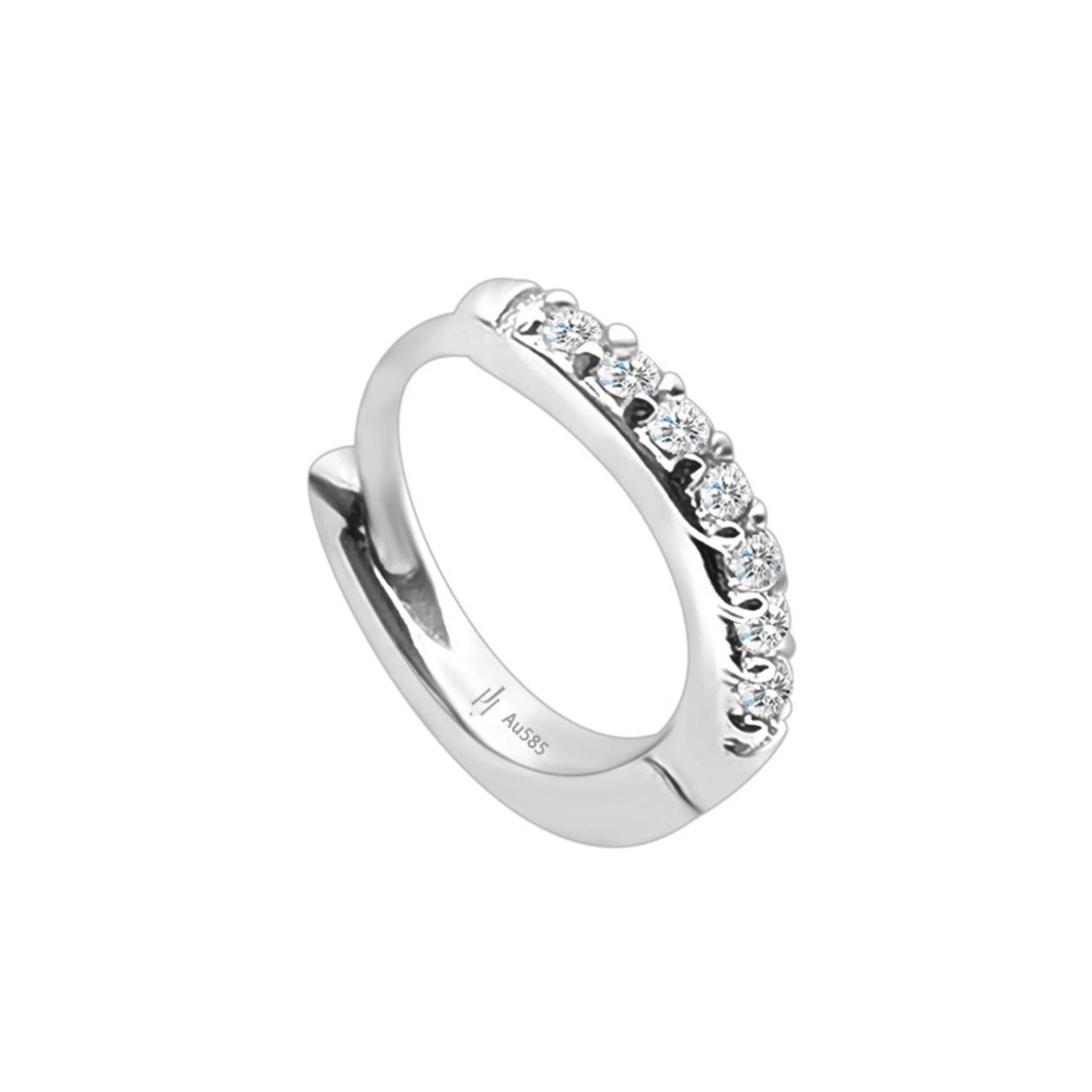 Single Bella Huggie | 14K - Image 3