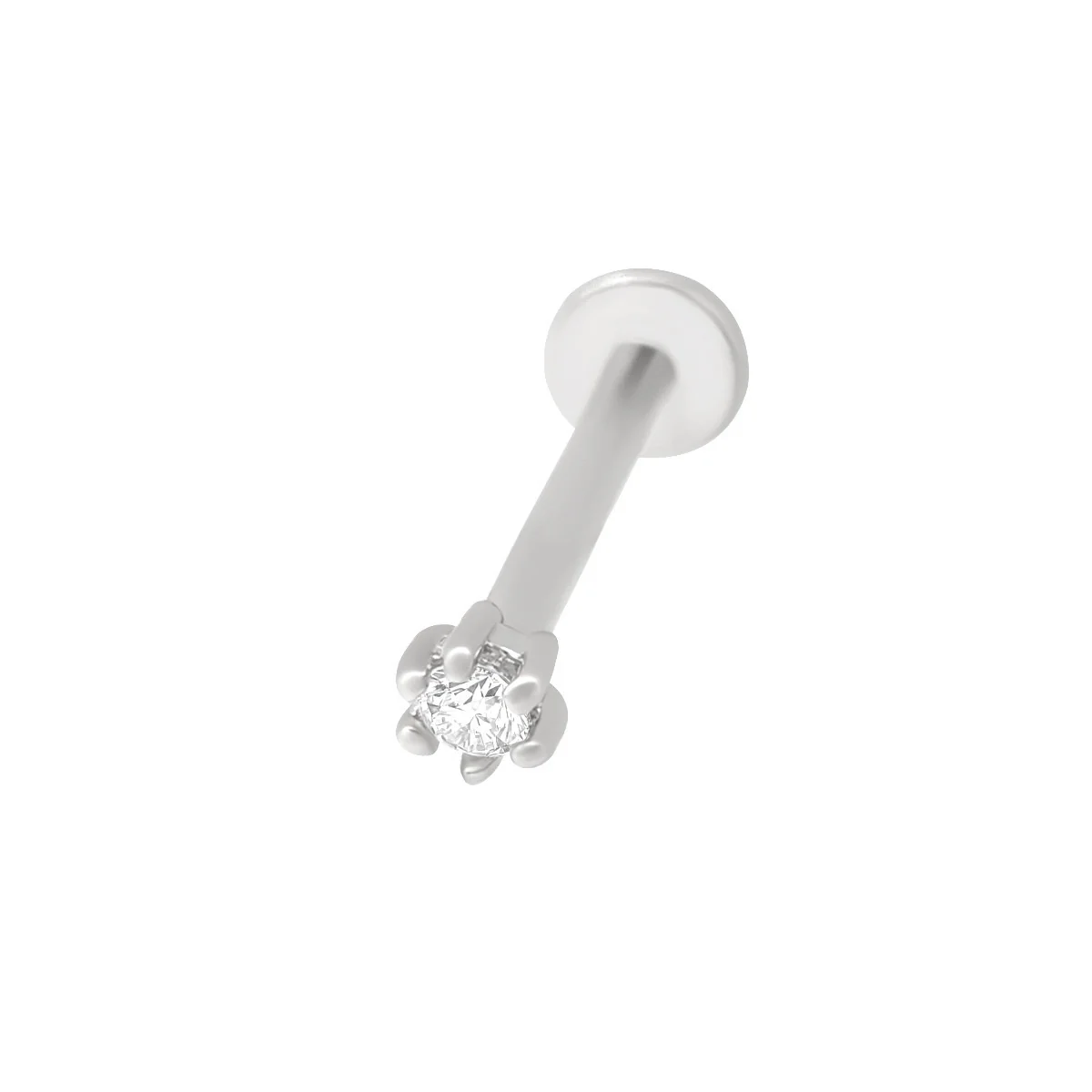 CIENNA FLAT BACK STUD | 14K - Image 3