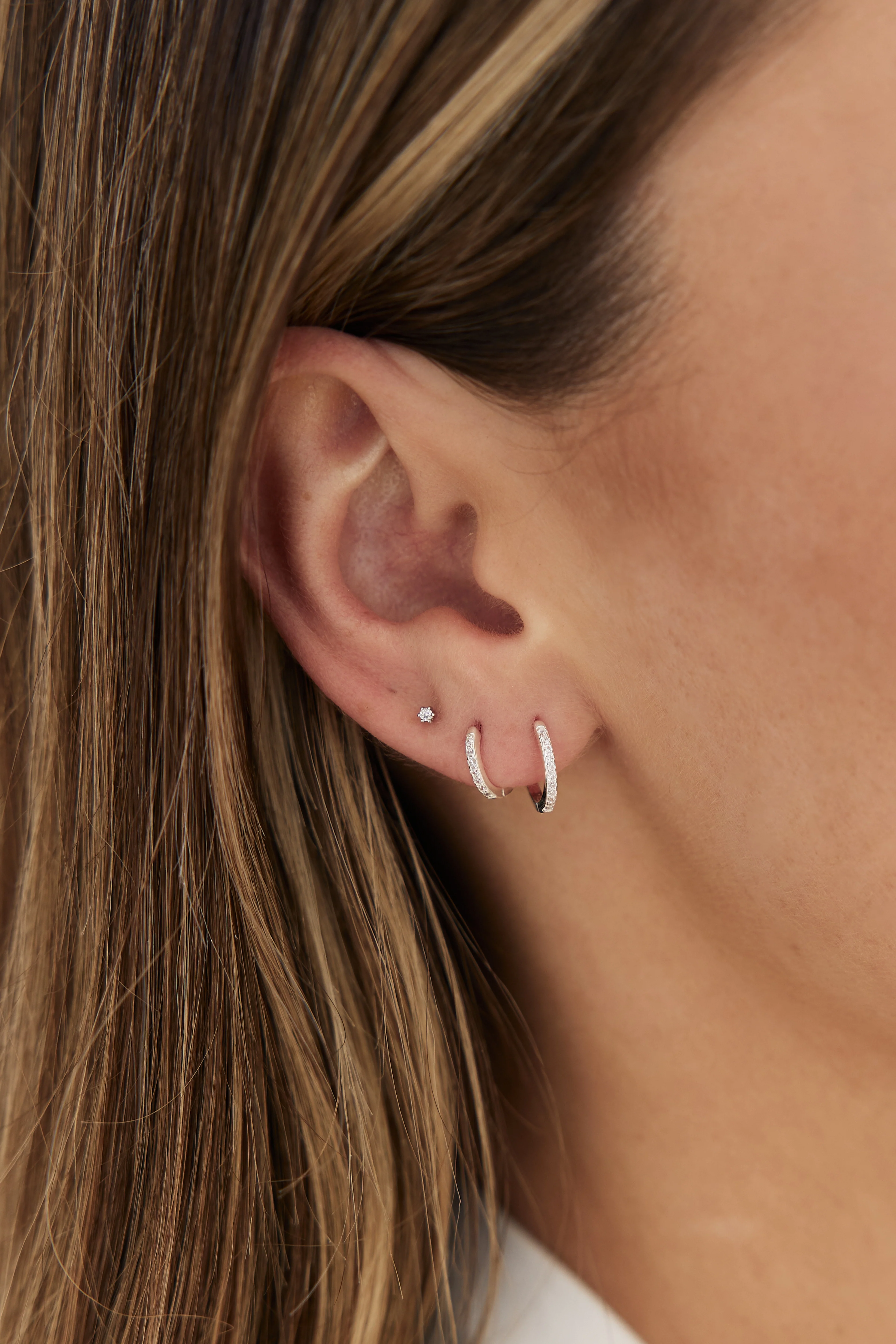 CIENNA FLAT BACK STUD | 14K - Image 4